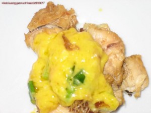 Resep Ayam Goreng Saus Telur Asin