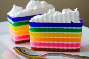 resep rainbow cake