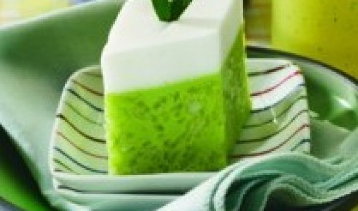 Resep cara membuat Puding Tape  Hijau  enak