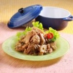 resep masakan dari  ayam - resep ayam cah rebung