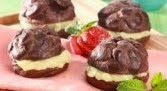 Resep Cara membuat Kue Sus Coklat Durian enak lembut