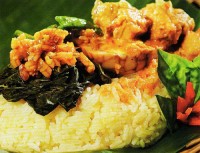 Resep Cara membuat Nasi Bakar Ayam Pedas Banget dan enak